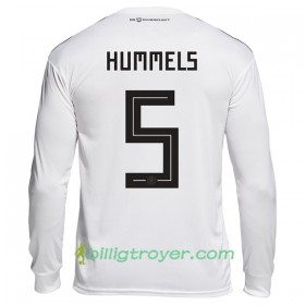 Billige Fotballdrakter Tyskland Hummels 5 VM 2018 Hjemmedraktsett Langermet